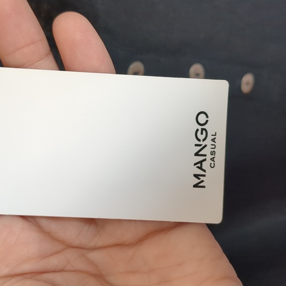 NWT Mango Women's Short Sleeve Henley Style T Shirt Dress Black Size XS - Picture 5 of 13